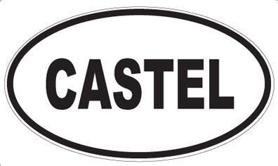 CASTEL - Oval Magnet