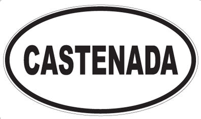 CASTENADA - Oval Sticker