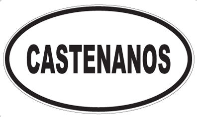 CASTENANOS - Oval Magnet