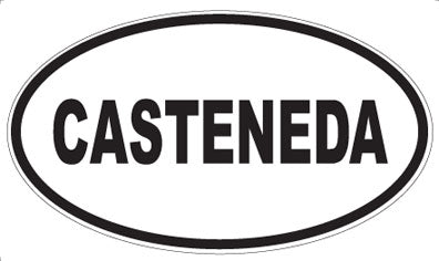CASTENEDA - Oval Magnet