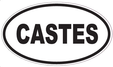 CASTES - Oval Sticker