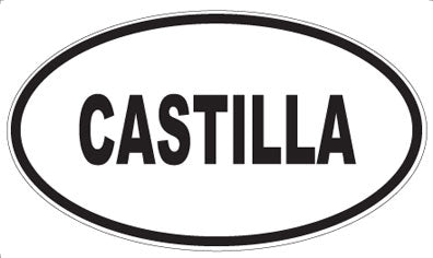 CASTILLA - Oval Magnet