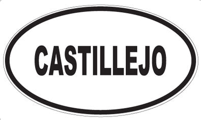 CASTILLEJO - Oval Magnet