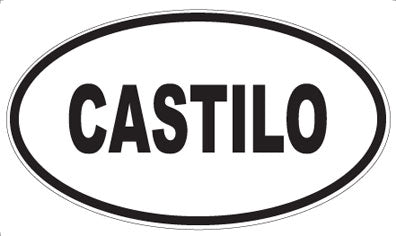 CASTILO - Oval Magnet