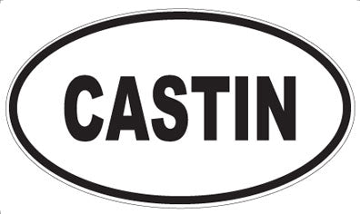 CASTIN - Oval Sticker