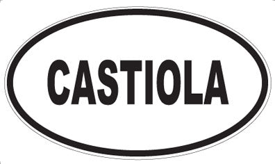 CASTIOLA - Oval Sticker