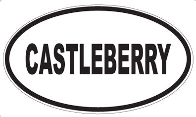 CASTLEBERRY - Oval Magnet