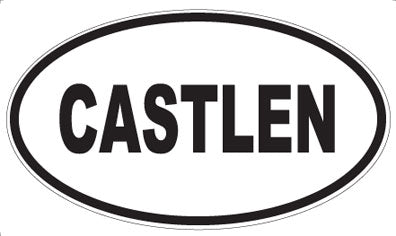 CASTLEN - Oval Magnet