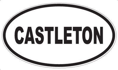 CASTLETON - Oval Sticker