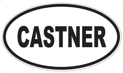 CASTNER - Oval Magnet