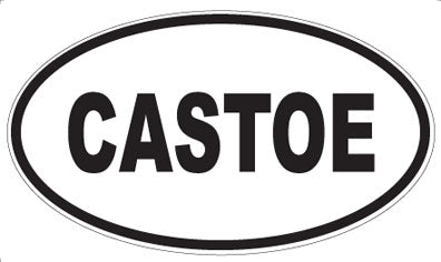 CASTOE - Oval Magnet