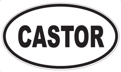 CASTOR - Oval Magnet