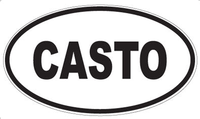 CASTO - Oval Magnet