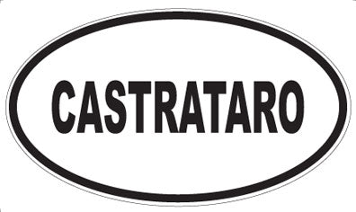 CASTRATARO - Oval Magnet