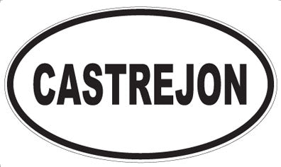 CASTREJON - Oval Magnet
