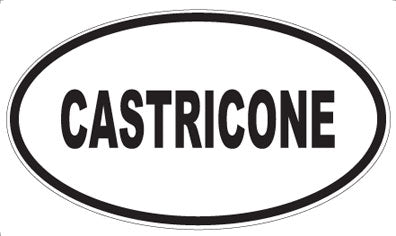 CASTRICONE - Oval Magnet