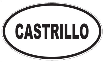 CASTRILLO - Oval Magnet