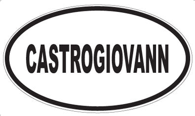 CASTROGIOVANN - Oval Magnet