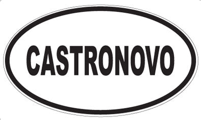 CASTRONOVO - Oval Sticker