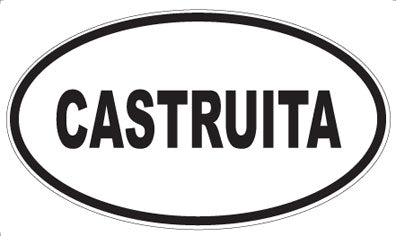 CASTRUITA - Oval Magnet