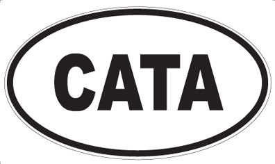 CATA - Oval Sticker