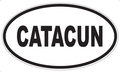 CATACUN - Oval Sticker