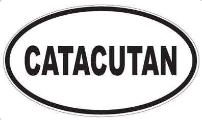 CATACUTAN - Oval Magnet