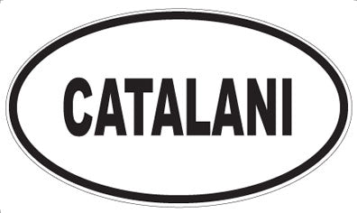 CATALANI - Oval Magnet
