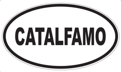 CATALFAMO - Oval Magnet