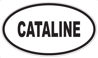 CATALINE - Oval Sticker