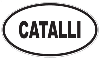 CATALLI - Oval Sticker