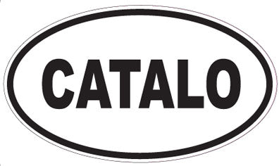 CATALO - Oval Sticker