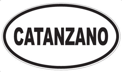CATANZANO - Oval Magnet