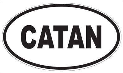 CATAN - Oval Magnet