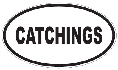 CATCHINGS - Oval Magnet