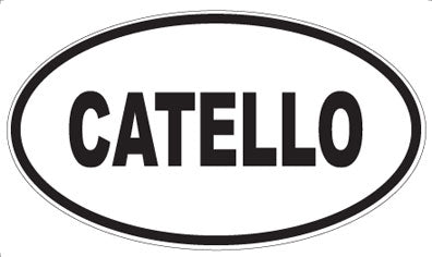CATELLO - Oval Sticker