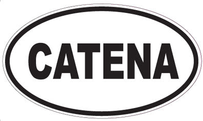 CATENA - Oval Sticker