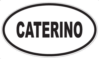 CATERINO - Oval Magnet