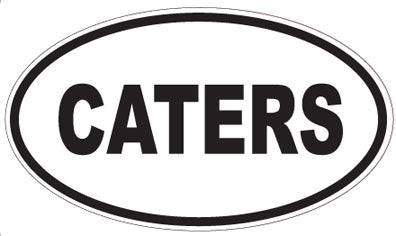 CATERS - Oval Sticker