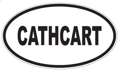 CATHCART - Oval Sticker