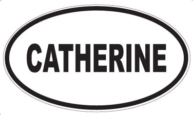 CATHERINE - Oval Magnet