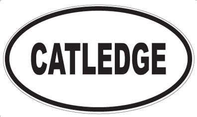 CATLEDGE - Oval Sticker
