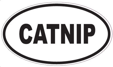 CATNIP - Oval Sticker
