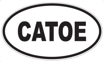 CATOE - Oval Magnet