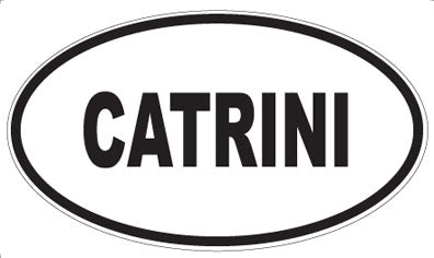 CATRINI - Oval Sticker