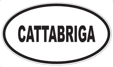 CATTABRIGA - Oval Magnet