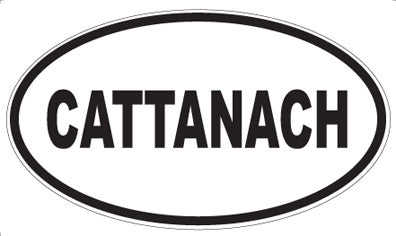 CATTANACH - Oval Magnet