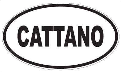 CATTANO - Oval Magnet