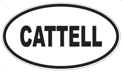 CATTELL - Oval Magnet