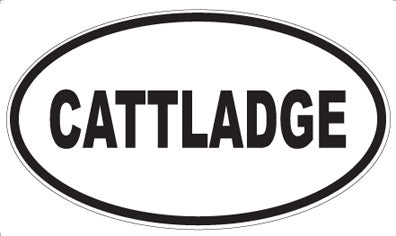 CATTLADGE - Oval Magnet